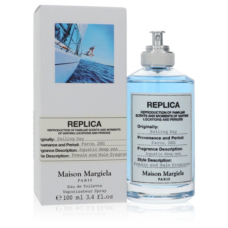 Replica Sailing Day by Maison Margiela Eau De Toilette Spray (Unisex) 3.4 oz Replica Sailing Day by Maison Margiela Eau De Toilette Spray (Unisex) 3.4 oz
